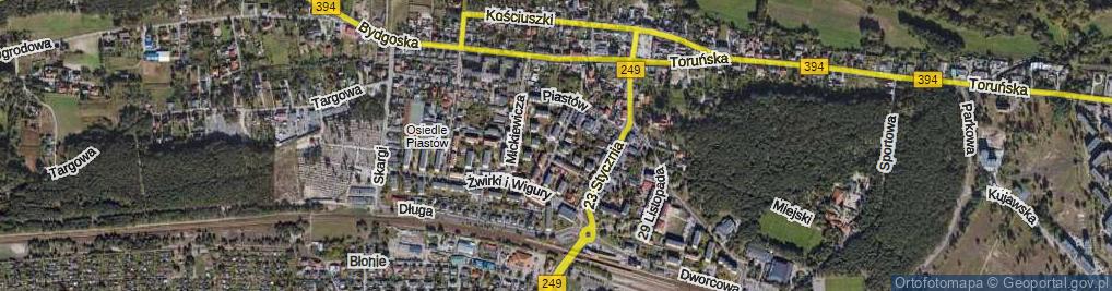 Zdjęcie satelitarne Bohaterów Września ul.